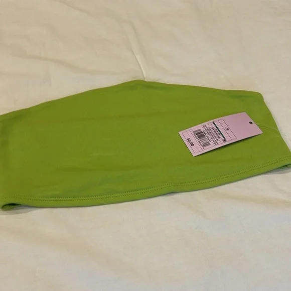 NWT bundle of 2 Small green tops. Bright green Tank top and lime green b… - Picture 5 of 6